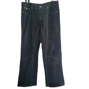 Kuhl‎ Women's Performance Pants Size 12 Navy Blue Outdoors Hiking Casual